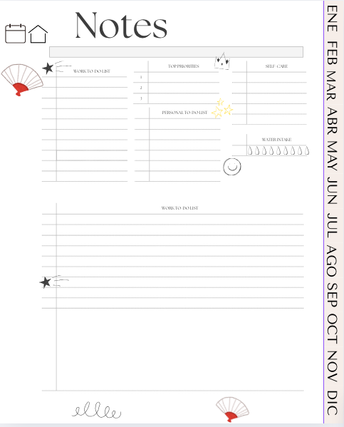 Planner Semanal Digital 2026 SEIKA